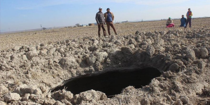 Konya'da yeni obruk oluştu