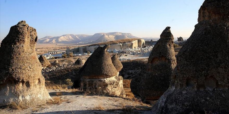Kapadokya'daki 'kayadan oyma yer altı müzesi'nde sona yaklaşıldı