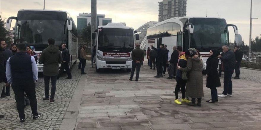 90 Suriyeli ülkesine uğurlandı