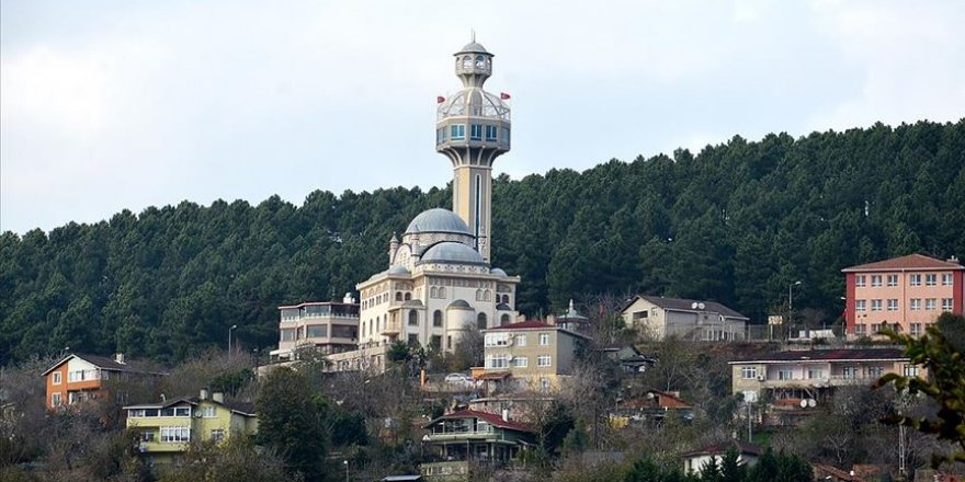 İstanbul manzaralı, minareli kütüphane