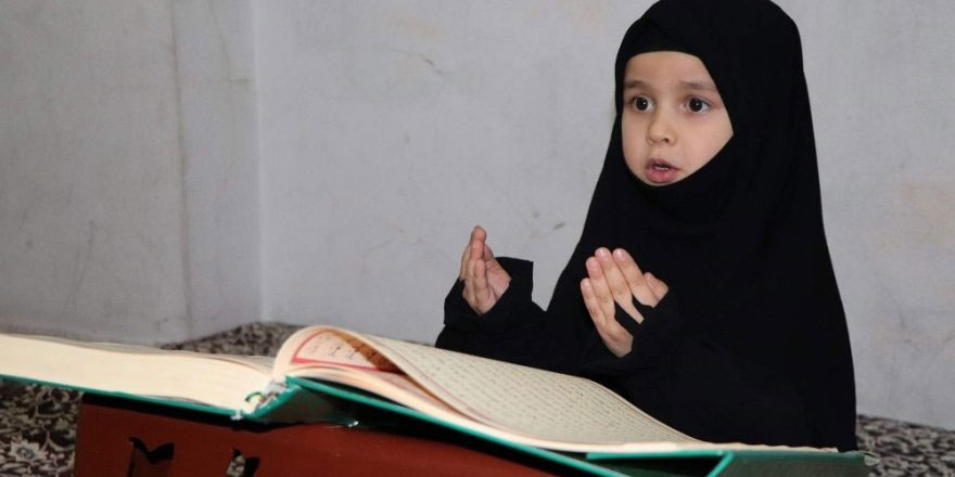 Maşallah! Suriyeli Lütfiye 4,5 yaşında hafız oldu