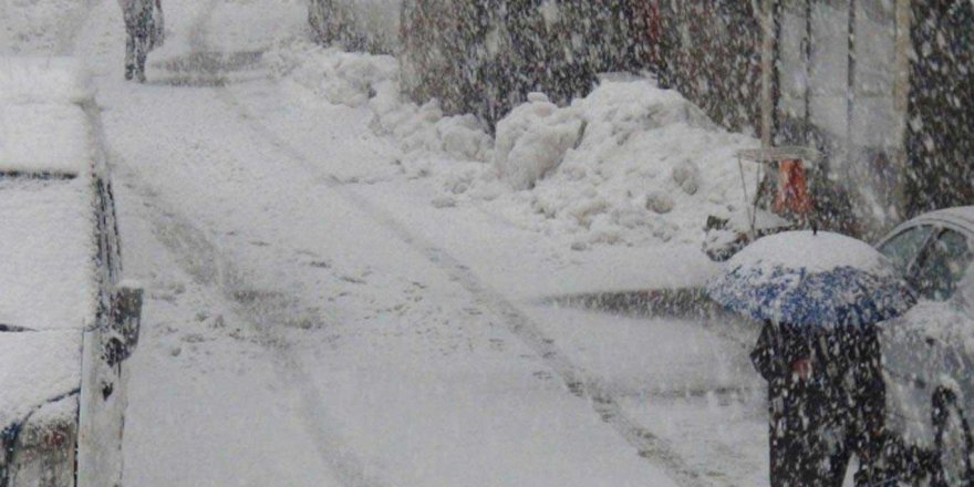 Yoğun kar ve kuvvetli yağış uyarısı