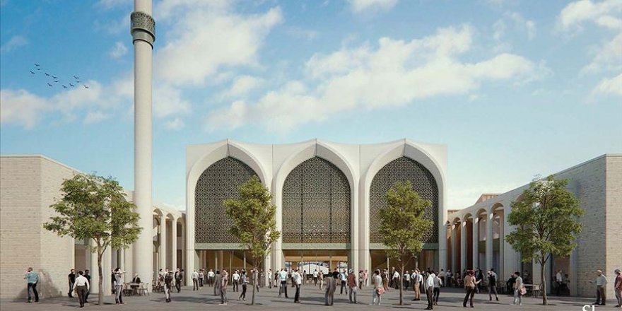 Almanya'da 2 bin kişilik cami ve külliye projesi tanıtıldı
