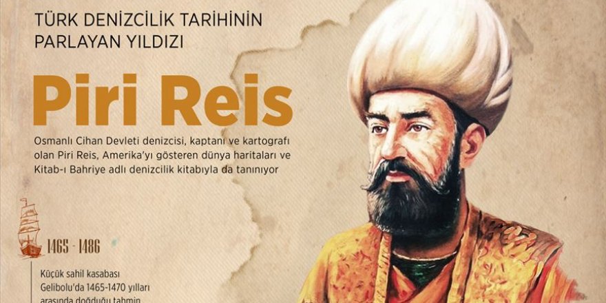 Türk denizcilik tarihinin parlayan yıldızı: Piri Reis