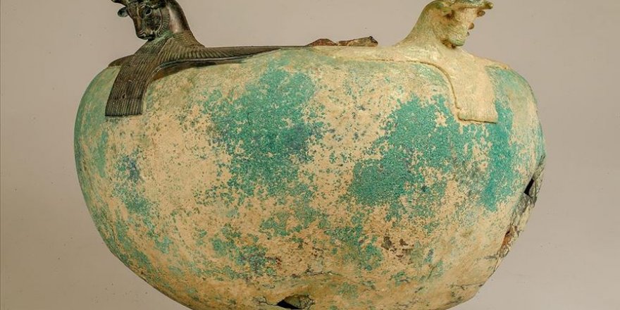 Dünyadaki dört Urartu kazanından biri 'Urartu'nun başkenti'nde sergilenecek