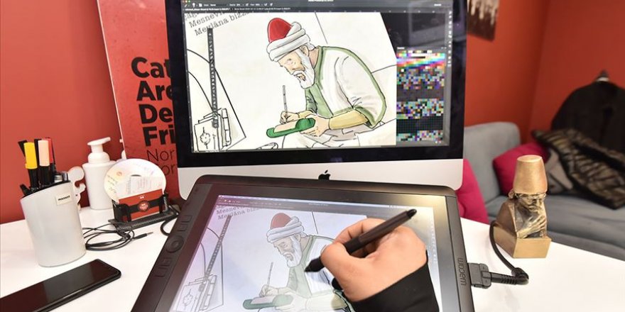 Mevlana'nın hayatı çizgi film ile anlatılıyor