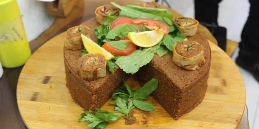 Bu da çiğ köfte pastası