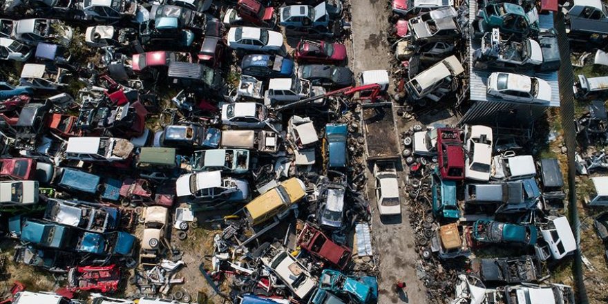 400 binden fazla hurda araç trafikten silindi