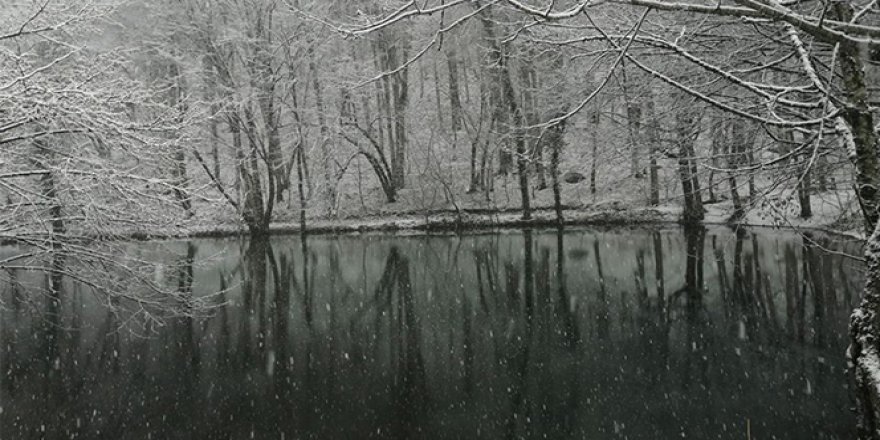 Yedigöller beyaz örtü ile kaplandı