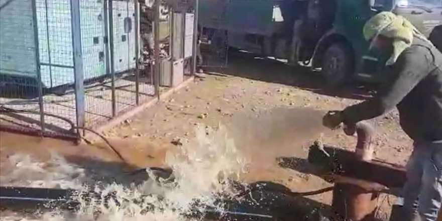 Türkiye'nin desteğiyle Tel Abyad'daki su kuyuları yeniden kullanılır hale getirildi