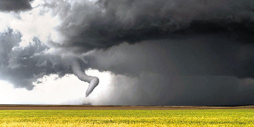 ABD'de hortum öyle bir estirildi ki