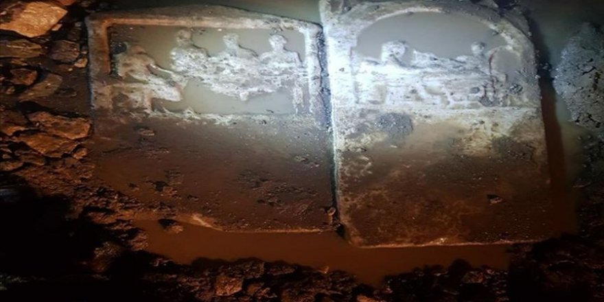 Şiddetli yağmurun toprağı aşındırmasıyla gün yüzüne çıkan antik steller müzeye taşındı