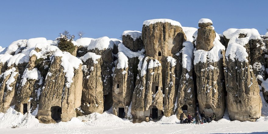 Kilistra Antik Kenti kışın fotoğraf tutkunlarını cezbediyor