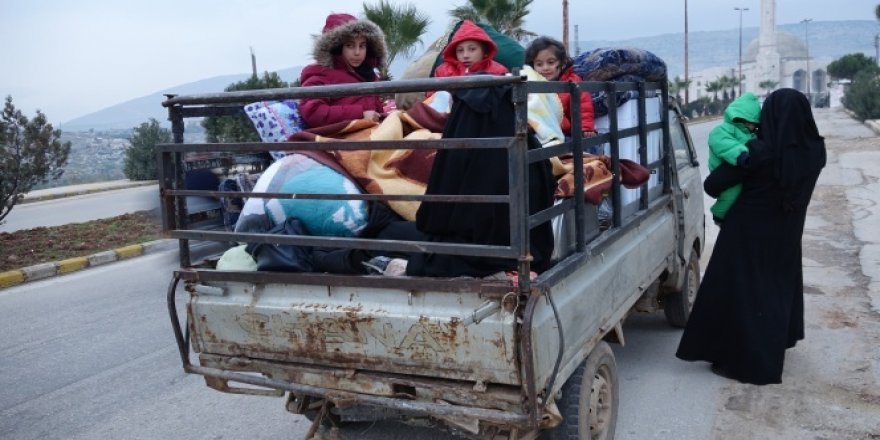 Halep'ten yoğun göç dalgası