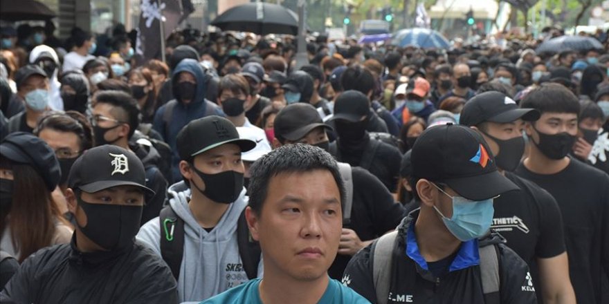 Hong Kong'da seçim reformu protestosu