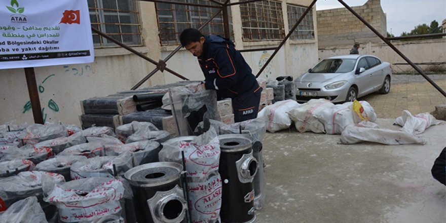 Tel Abyad ve Resulayn'da çocuklar üşümeyecek