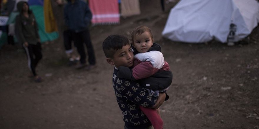 Moria mülteci kampındaki çocuklar ciddi sağlık sorunları yaşıyor