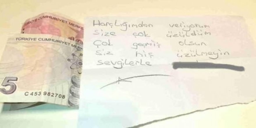 Notu bulan görevliler duygusal anlar yaşadı