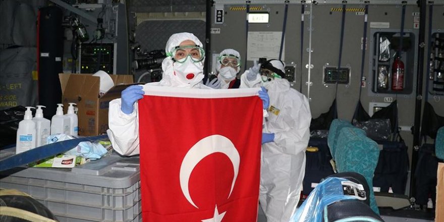 Türk vatandaşlarını tahliye edecek uçak Çin'e ulaştı