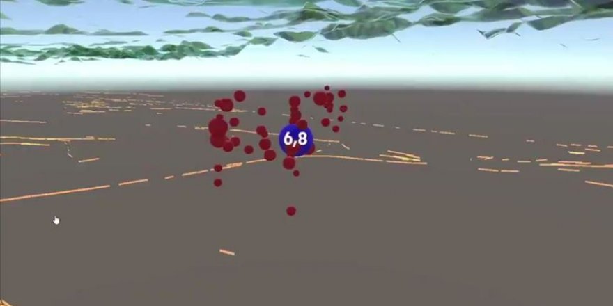 AFAD, Elazığ depreminin 3 boyutlu görüntüsünü yayımladı