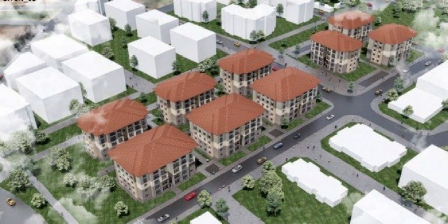 Depremde yıkılan binaların yerine yapılacak konutların görselleri paylaşıldı