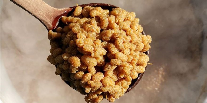 Kış mevsiminin enerji deposu 'Erzurum dut pekmezi'