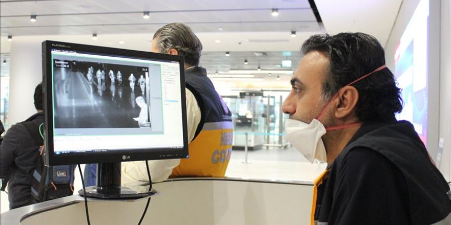 Yurt dışından gelen tüm yolcular termal kameralarla kontrol edilmeye başlandı