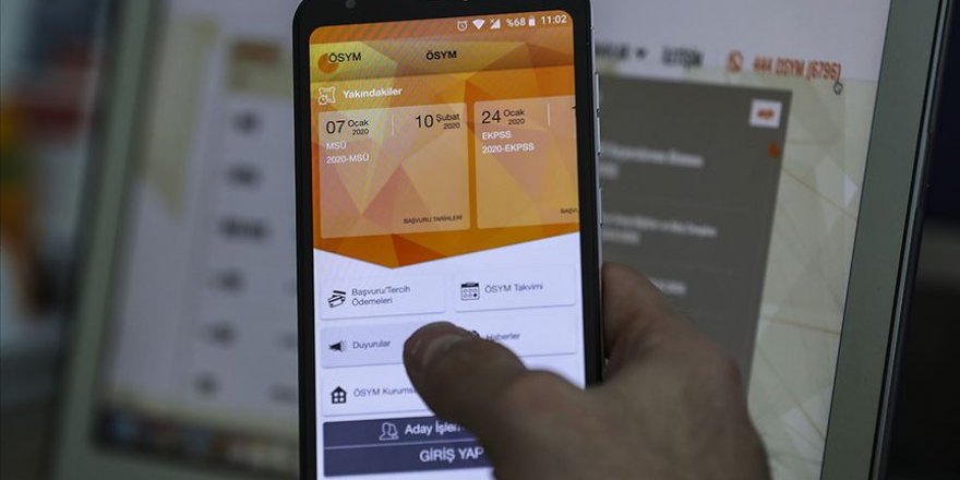ÖSYM'nin aday işlemleri için mobil uygulaması erişime açıldı