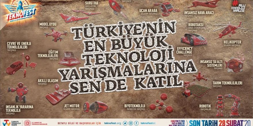 TEKNOFEST teknoloji yarışmaları için son başvuru tarihi 28 Şubat