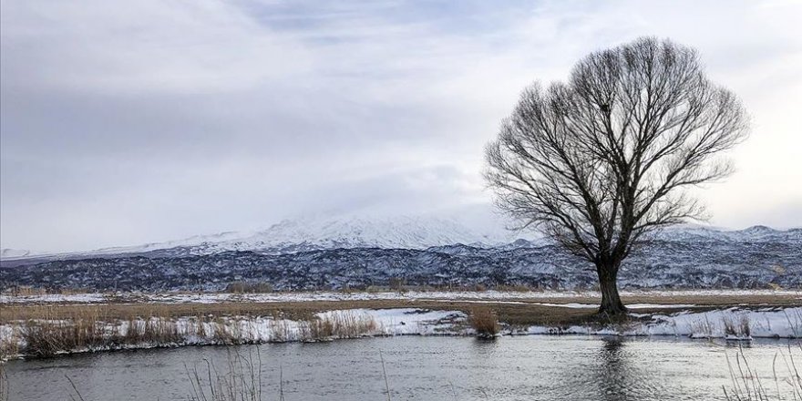 Türkiye'nin en büyük milli parkı beyaza büründü