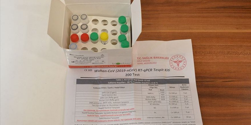 Koronavirüs tanı kiti yurt dışına da satılacak