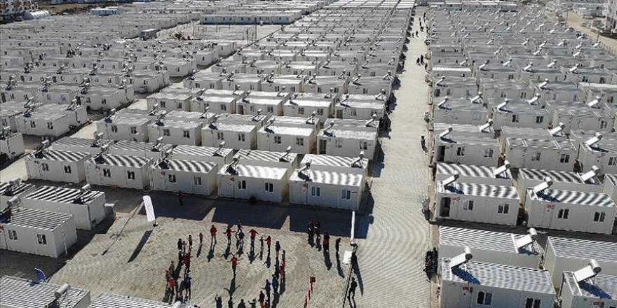 Konteyner kentte yaşam başladı