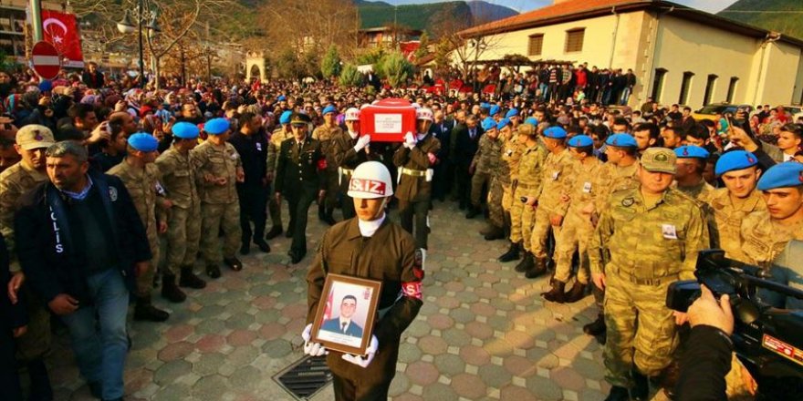 İdlib şehitlerimizi uğurluyoruz