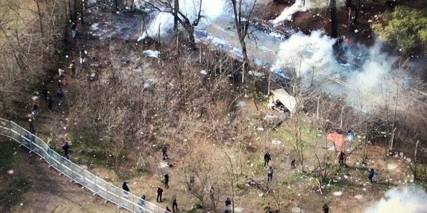 Yunanistan'dan tampon bölgedeki göçmenlere sert müdahale