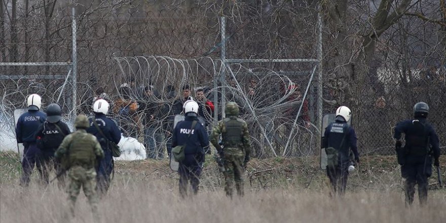 Yunan güvenlik güçlerinin plastik mermiye saplanması için tel yerleştirdiği iddiası