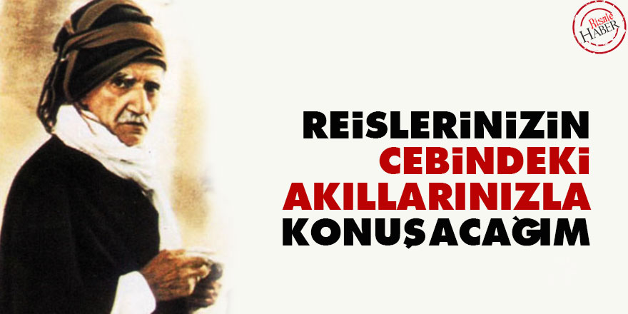 Reislerinizin cebindeki akıllarınızla konuşacağım