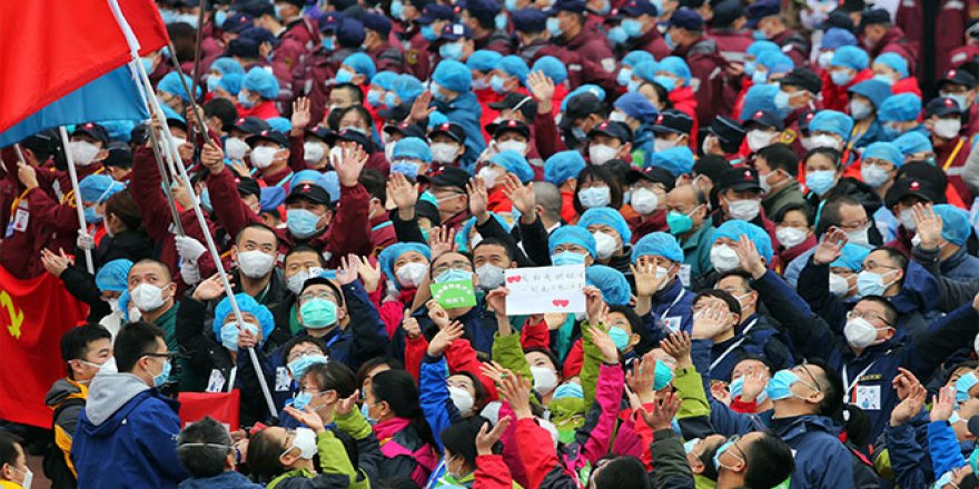 Wuhan'da geçici kurulan hastaneler kapatılıyor