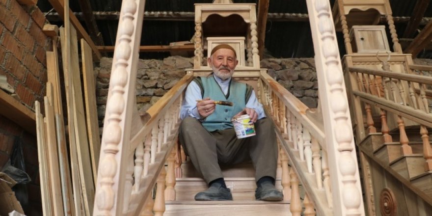 Ömrü boyunca mihrap yaptı, dünyanın en iyileri arasına girdi