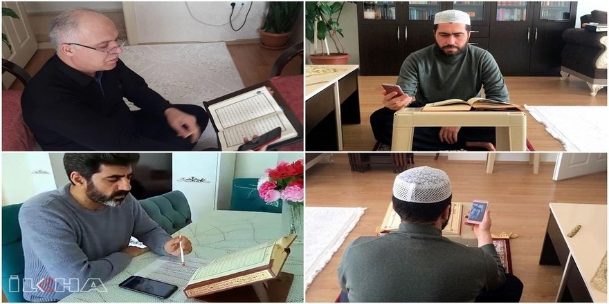 Kur'an kursları da uzaktan eğitim yapıyor