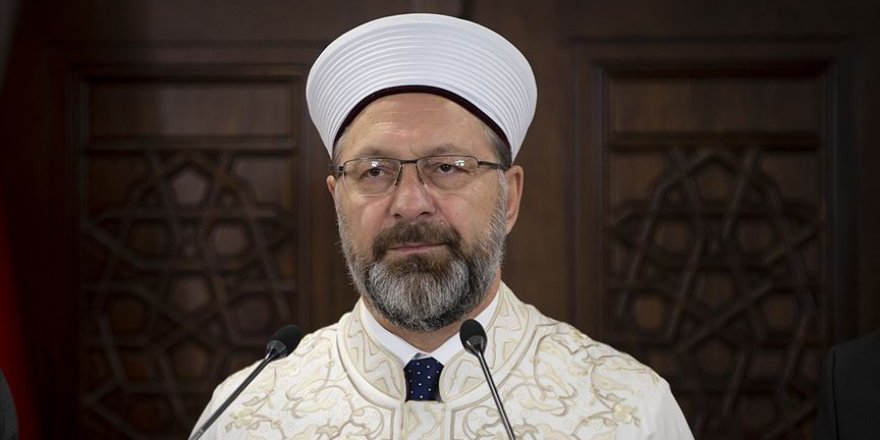 Diyanet İşleri Başkanı Erbaş'tan 'Milli Dayanışma Kampanyası'na destek