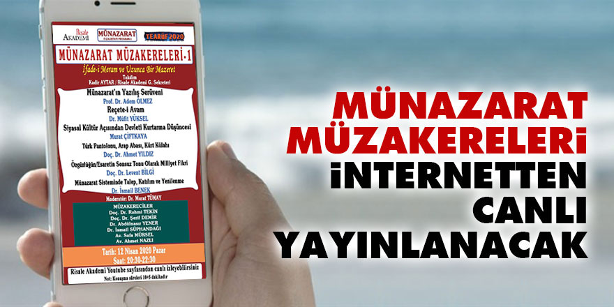 Münazarat Müzakereleri canlı yayında