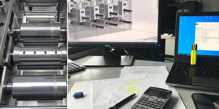 Trabzon Teknokent'te "cerrahi maske makinesi" üretildi