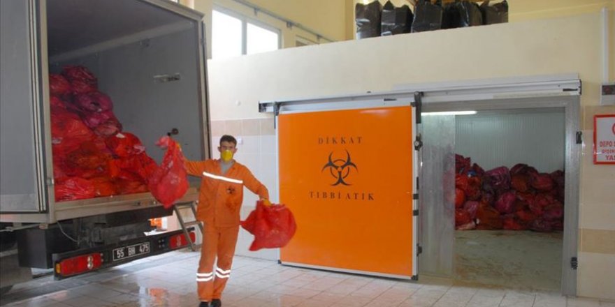 Koronavirüs test atıkları zararsız evsel atıklara dönüştürülüyor