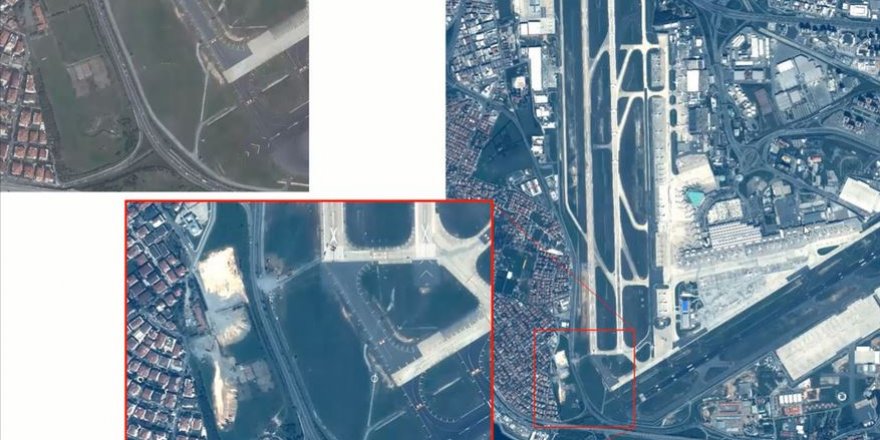 Türkiye'nin Kovid-19 sonrası boş kalan meydanları uzaydan görüntülendi