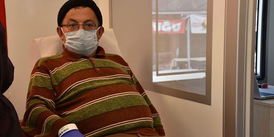 Koronavirüsten iyileşen müezzin immün plazma bağışçısı oldu