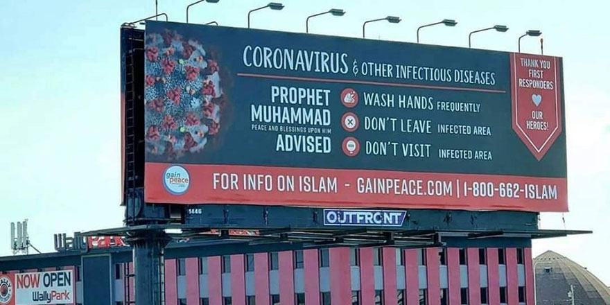 Amerika'da koronavirüse karşı Hadis-i Şerifle uyarı