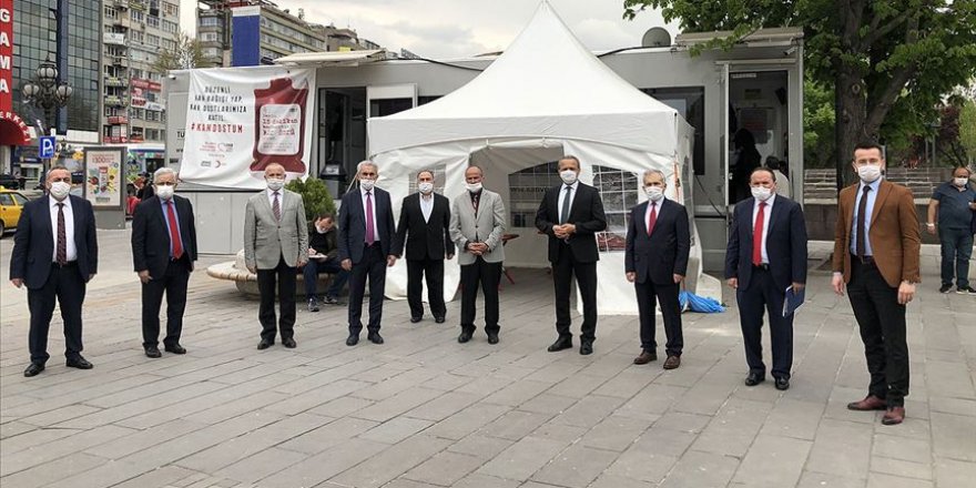 Ankara'da din görevlilerinden kan bağışı