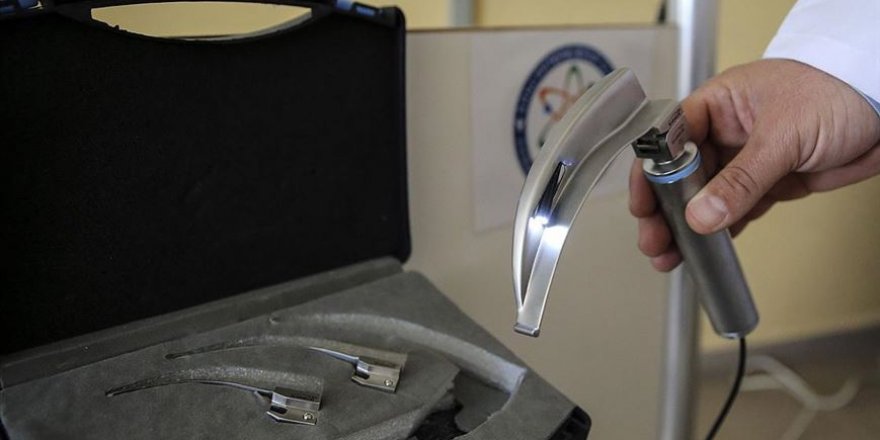 Meslek lisesinde üretilen 'video laringoskop' cihazı tanıtıldı