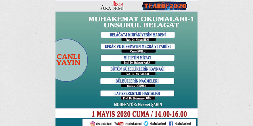 Muhakemat Okumaları canlı yayında