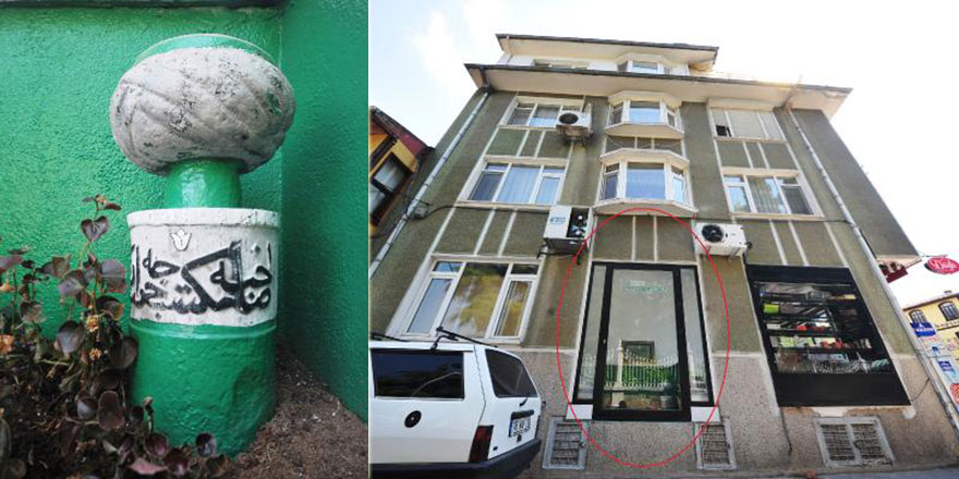Türbenin üzerine 5 katlı apartman!